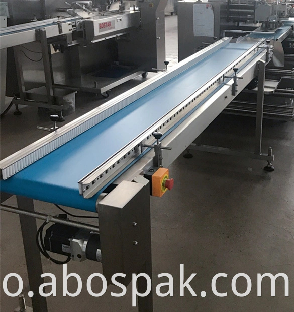 Horizontal Automatic Chapati Pita Bread Fresh Noodle Vegetable Flow Food Packing Machine